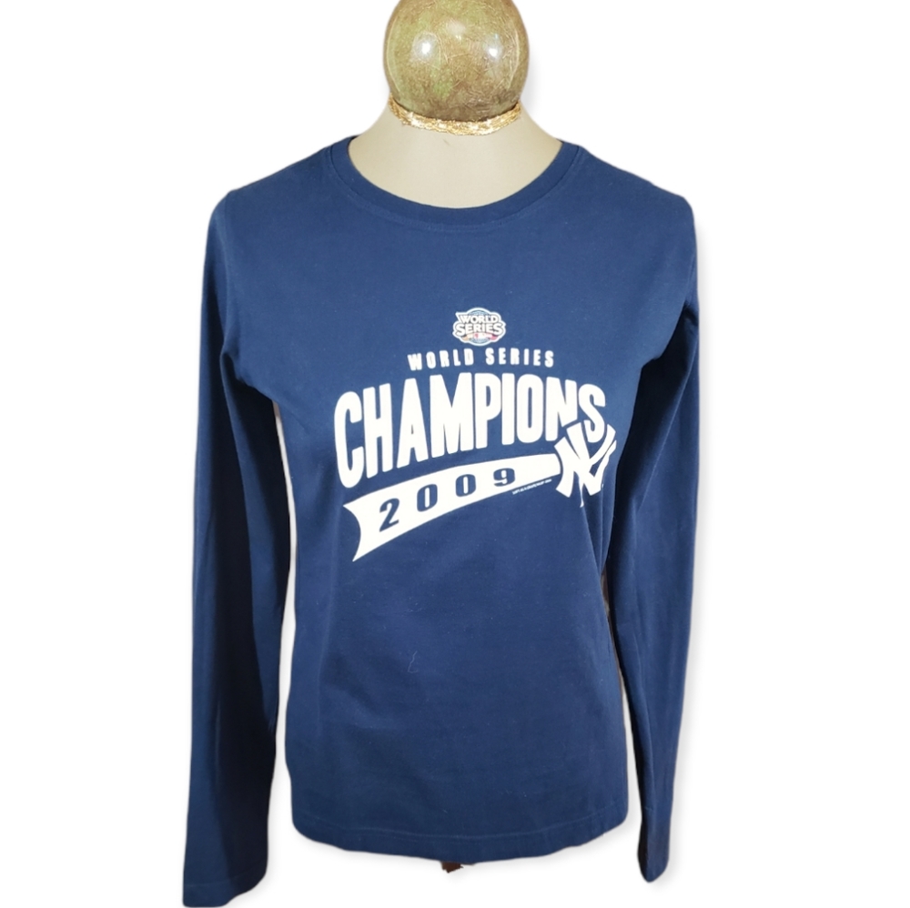 NY Yankees World Series 2009 Long Sleeve Tee Size Medium